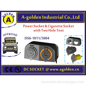 dc 5v 3.1a Dual port USB sockets with voltmeter sockets for boat marine car motorcycle